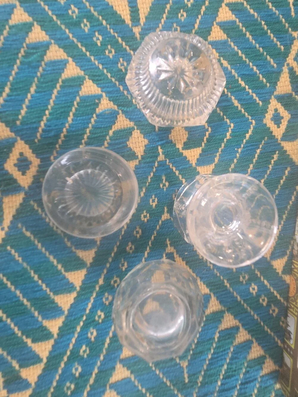 Eclectic Set Of 4 Salt Cellars